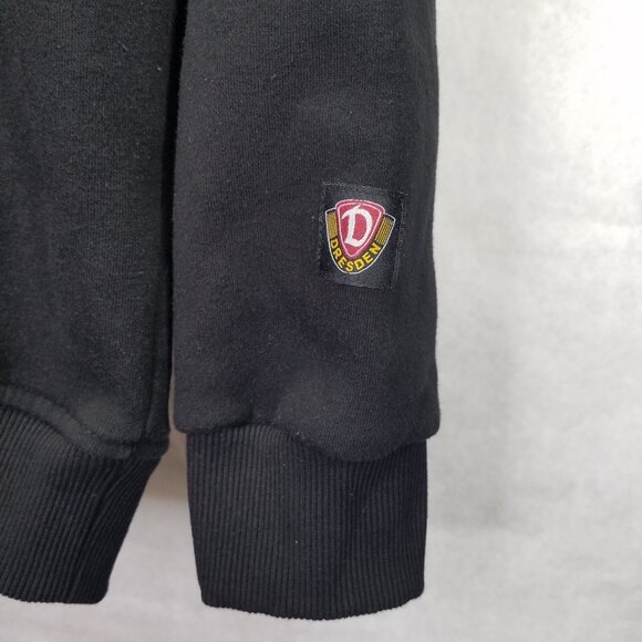 Dynamo Dresden Soccer Team Hoodie Men's Large Germany Futbol Black Sweatshirt - Picture 6 of 14